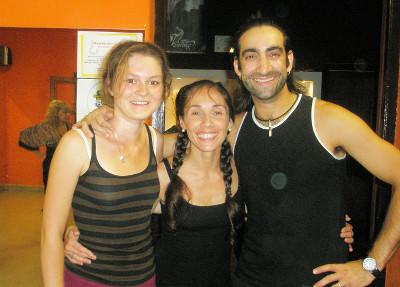 With my salsa teachers With my salsa teachers