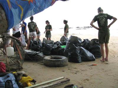 Beach clean up Beach clean up