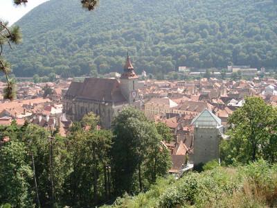 Veiw of Brasov from tower Veiw of Brasov from tower