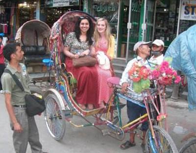 Volunteer socialising Nepal Volunteer socialising Nepal