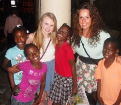 With the children in Jamaica With the children in Jamaica