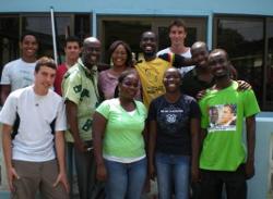 With my host family With my host family