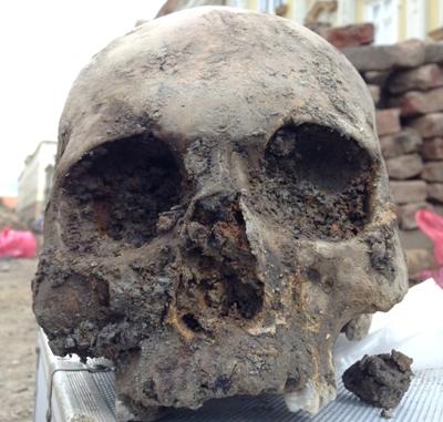 Skull found at my project Archaeology, Classical & Medieval Archaeology in Romania