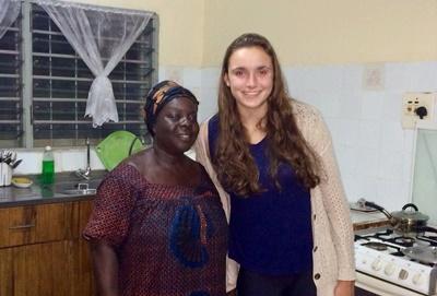 Rachel and Her Host Mother in Ghana Rachel Morse