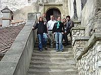 With other volunteers at castle With other volunteers at castle