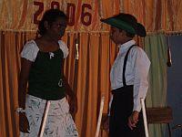 On stage