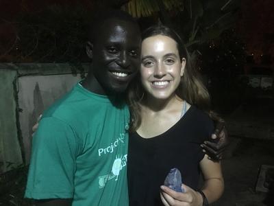 Sara with a Projects Abroad staff member Sara with a Projects Abroad staff member