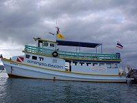 The dive boat The dive boat
