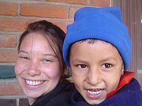 With local child With local child