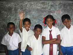 School children at my placement