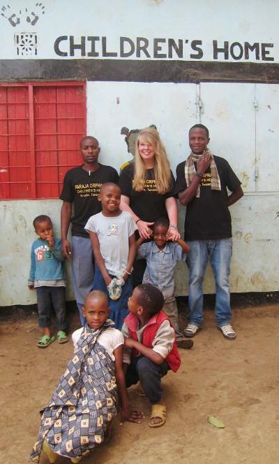 At the childrens home At the childrens home