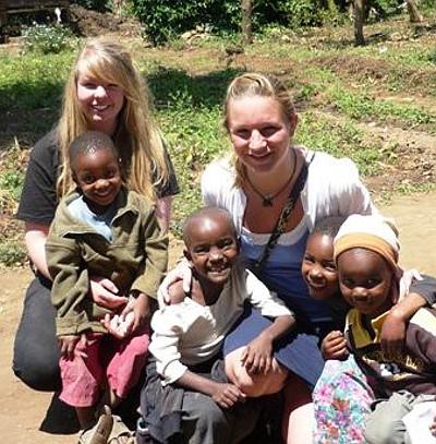 With the children With the children