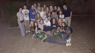 A group of High School Special volunteers in Tanzania A group of High School Special volunteers in Tanzania