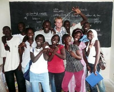 Me with my Terminale class Me with my Terminale class
