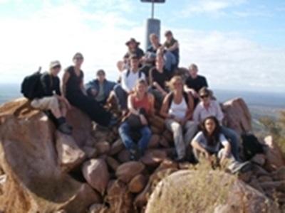 Une partie des volontaires au plus haut point de la réserve Une partie des volontaires au plus haut point de la réserve