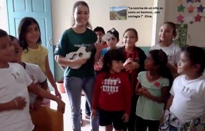 Elina dans la garderie où elle a travaillé au Costa Rica Elina dans la garderie où elle a travaillé au Costa Rica