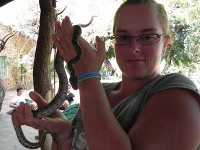 Un jeune Python et moi Un jeune Python et moi
