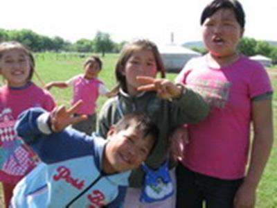Enfants de Mongolie- Sabrina Harter