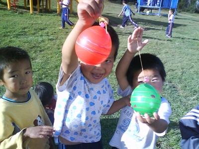 Le jeu des ballons