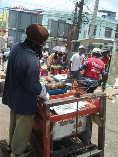 Scène de rue jamaïcaine Scène de rue jamaïcaine