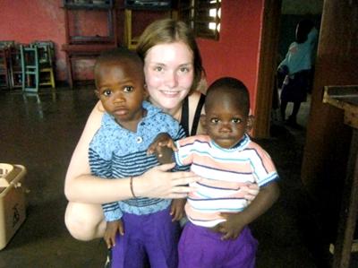 Amber Blaauboer - Sociaal project, Ghana Amber Blaauboer in Ghana