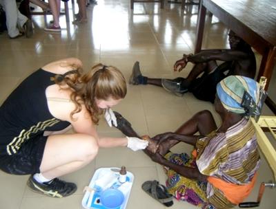 Amber Blaauboer - Sociaal project, Ghana Amber Blaauboer in Ghana