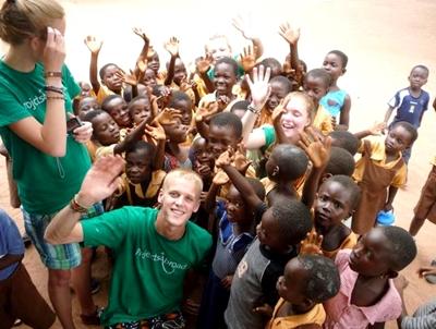 Amber Blaauboer - Sociaal project, Ghana Amber Blaauboer in Ghana