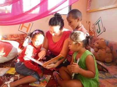 Andrea Hofman - Sociaal project, Fiji Sociaal project in Fiji
