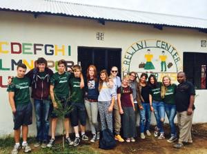 Britt Gijzen in Tanzania