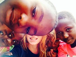 Britt Gijzen in Tanzania