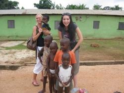 Caren van Roekel in Ghana