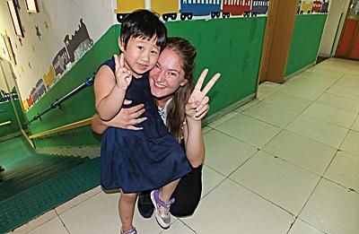 Chantal Kiers - Sociaal project, China Chantal Kiers