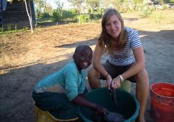 Irene Francke in Ghana