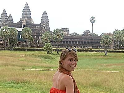 Ineke Van der Biest - Sociaal project, Cambodja Ineke Van der Biest in Cambodja