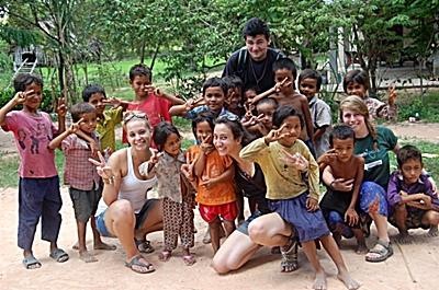 Ineke Van der Biest - Sociaal project, Cambodja Ineke Van der Biest in Cambodja